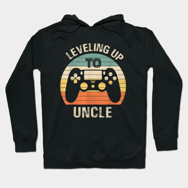 Leveled Up To Uncle 2023 Hoodie by lunacreat